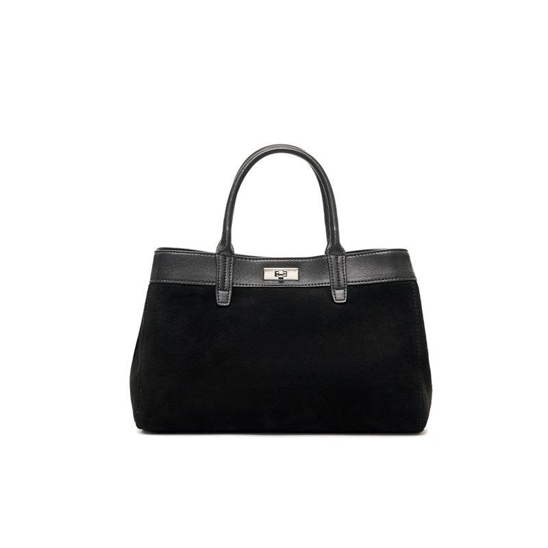 

Suede casual cowhide messenger bag women s shoulder niche leather large capacity women s high-end women s handbag