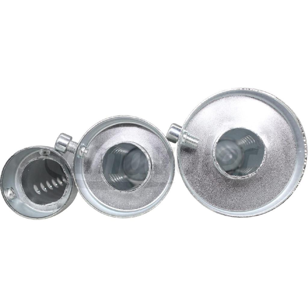 Exhaust Silencer Motorbike Muffler ert Baffle Silencer Universal (silver-35mm