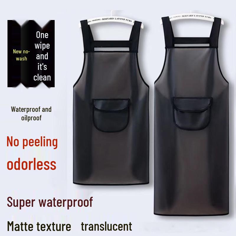 Waterproof & Oil-proof Unisex Waist Apron - Cute Korean & Japanese Style for Kitchen or Store Use