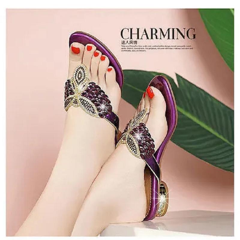 Women Fashion Sweet Multi Color High Quality Spring Slip on Peep Toe Shoes Lady Casual Sandals Sapatos Femininas A1477