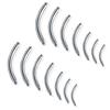 100Pcs/lot Steel Earring Studs Barbell Nipple Labret Piercings Nose Eyebrow Ring Screw Ball Replacement Accessories Body Jewelry