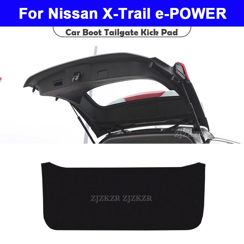 For Nissan X-Trail E-Power 2024 Car Trunk Door Anti Kick Pad Cargo Liner Tailgate Anti-Scratch Protector Mat Accessories