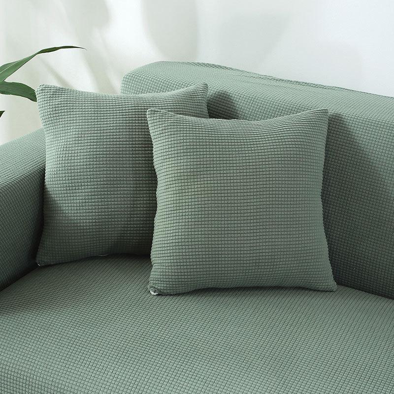 Thickened Fleece Cushion Cover: Nordic Modern Minimalist Style for Living Room, Office, Car Sofa, and Waist Support