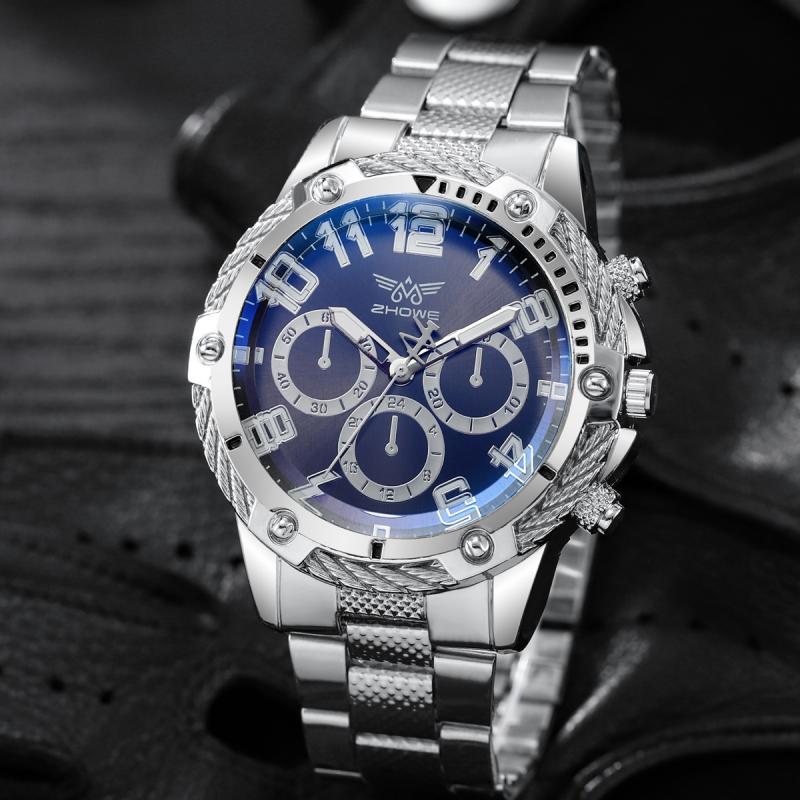 Men Business Watches Fashion Stainless Steel Band Male's Quartz Watch