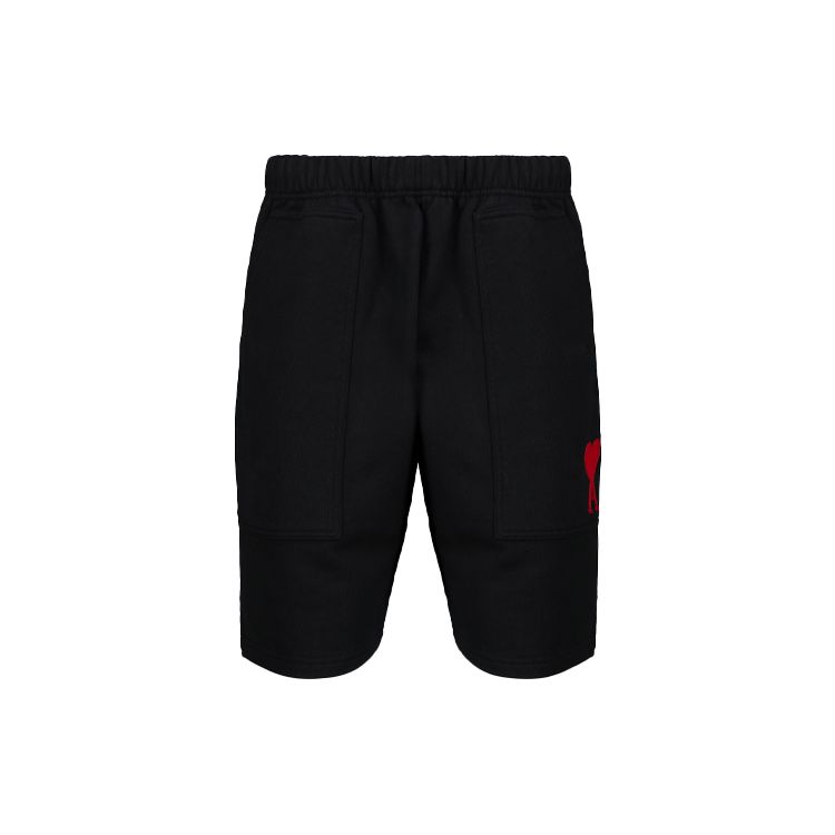 Amiparis Ss21 Pattern Printed Loose Sports Shorts Men shorts Black SPEE21HJ328-001