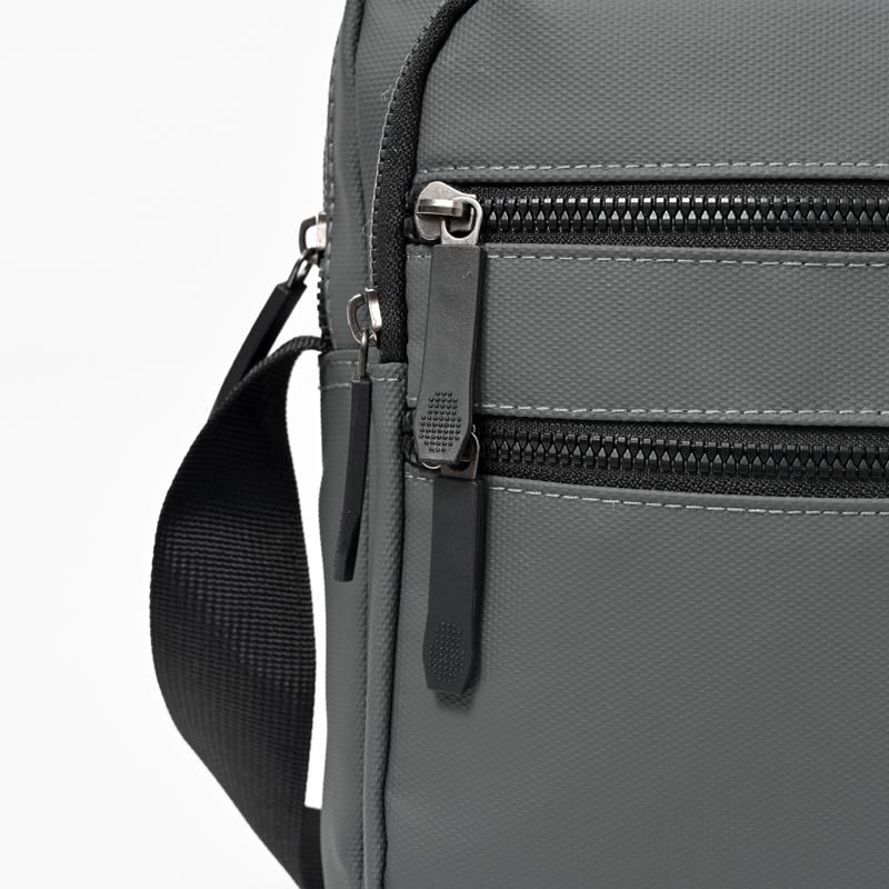 Men's Crossbody Bag Lightweight Oxford Small Square Bag Business Commuter Multi-Layer Shoulder Bag