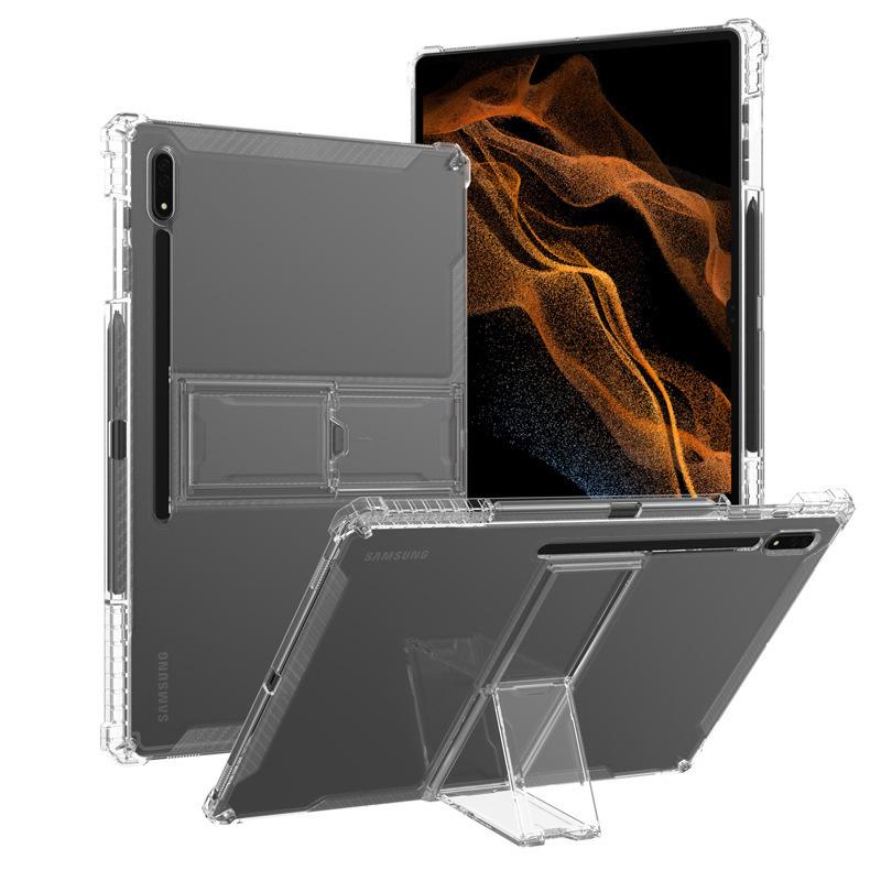 Coque TPU Pour Samsung Galaxy Tab S10 Lite S9 FE 10.9 S8 S7 11 FE Plus 12.4 Ultra 14.6 pouce Support PC Tablette Funda Cover Shell S11 Ultra 14.6 inch pur