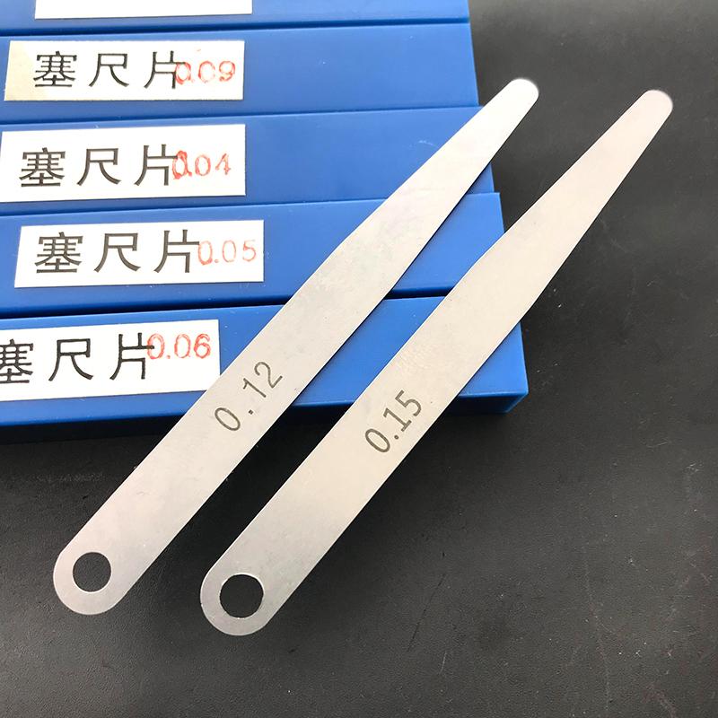100pcs 0.02mm-1.0mm Feeler Gauge Single Piece Gasket Gap Measuring Tool