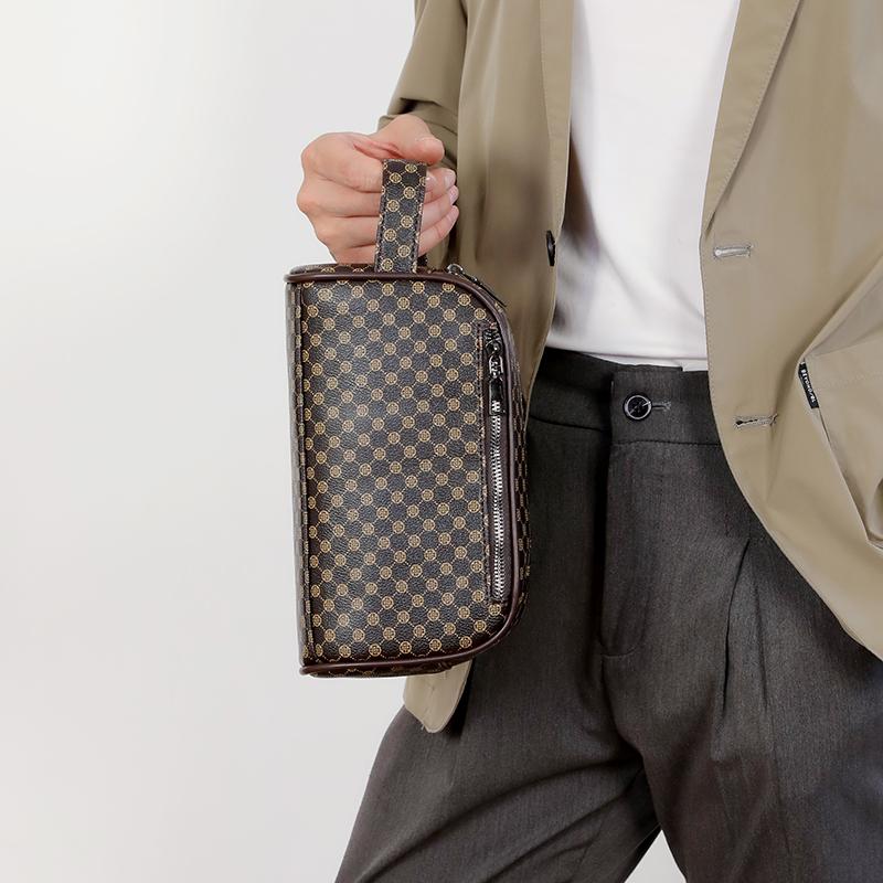 Módní pánská brašna přes rameno Square Crossbody kabelka Business Kabelka Spojky Peněženka Business Men Tašky PU vysoká kvalita