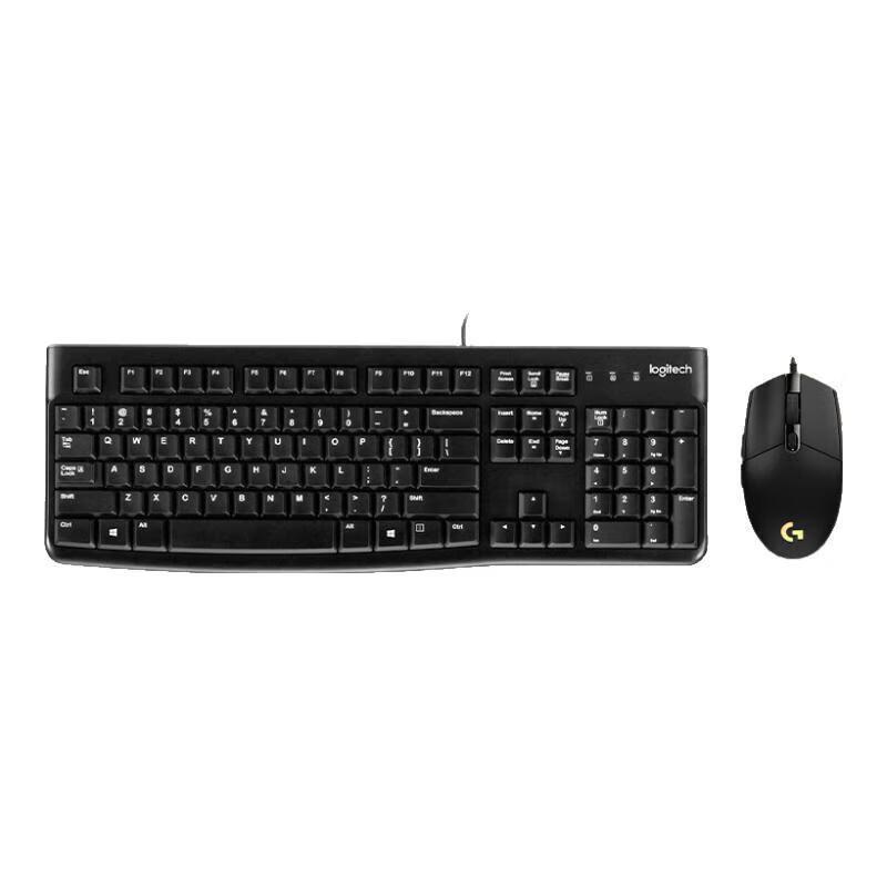 Logitech K120 Wired Keyboard & G102 Gaming Mouse Combo