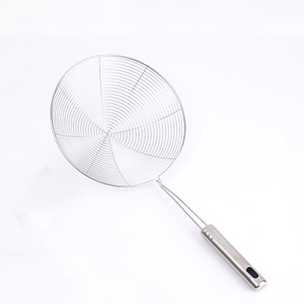 Buy Skimmer Mesh Strainer Deep Fryer Oil Stainless Steel Frying Scoop Clip Kitchen at affordable