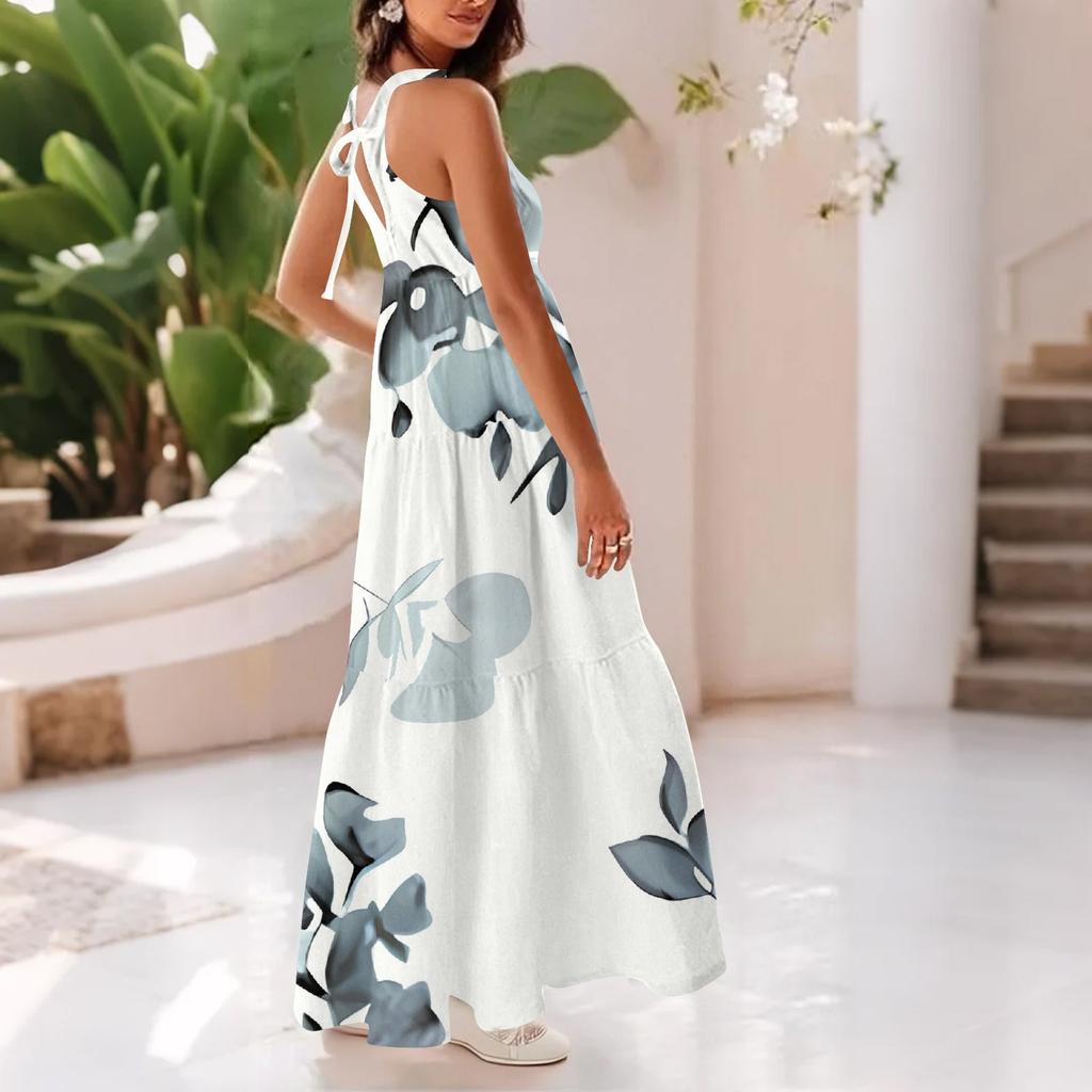 Women's Summer Casual Fashion Suspender Sleeveless Dress