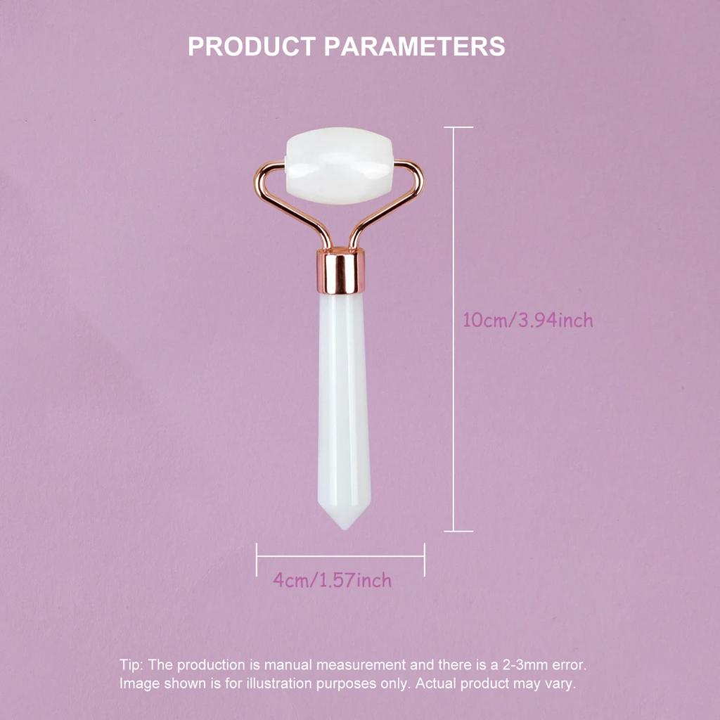 Natural Jade Roller Massager Eye Roller Face Massager Beauty Skin Care Massage Tool Mini Portable Body Eye Massager Face Roller