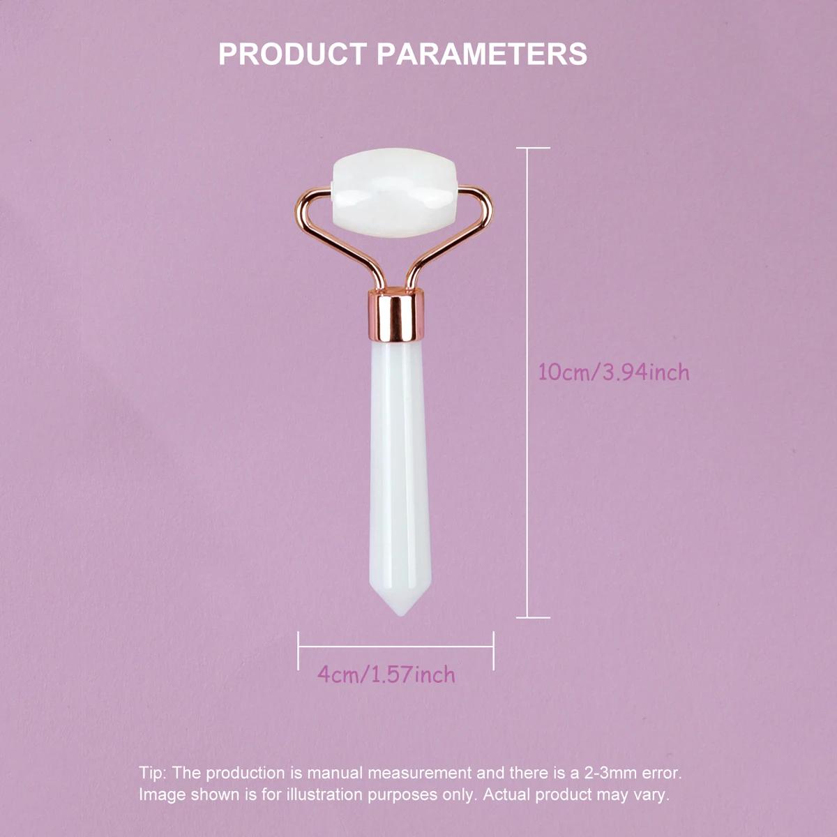 

Натуральный нефритовый массажер-ролик для глаз, массажер для лица, инструмент для ухода за кожей, массажный инструмент, мини-портативный массажер для тела и глаз, ролик для лица