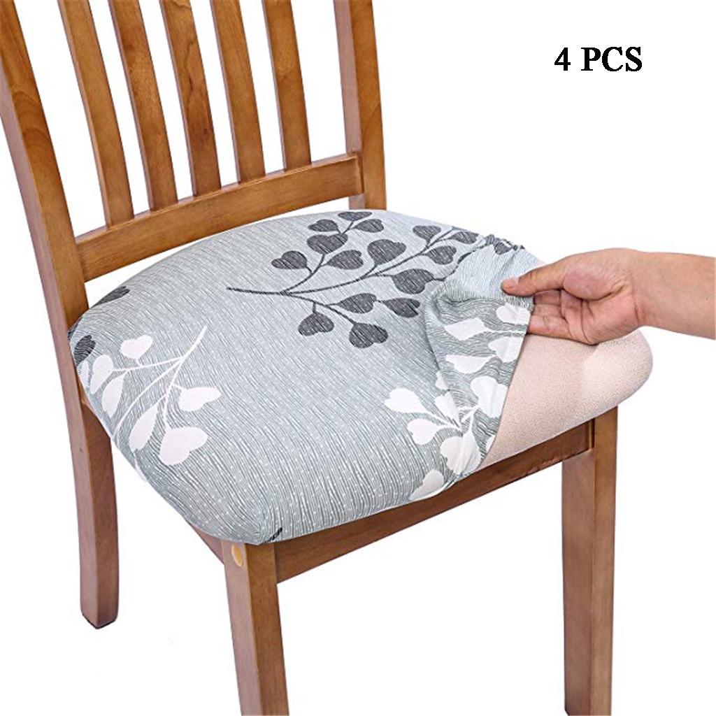 Chair Covers Dining Room Chair Protector Slipcovers Christmas Decoration 4PCS
