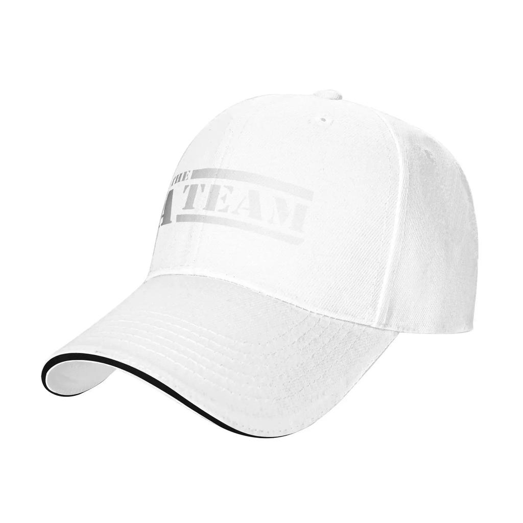 White THE A TEAM Casual Baseball Cap  Hiking Fishing Trucker Hat Spring Sun Visor Unisex Men y2k Retro Snapback Cap