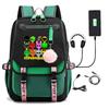 Rhythm Box USB Charging, Primary and Secondary School School Bag, Children's Backpack, Backpack.
