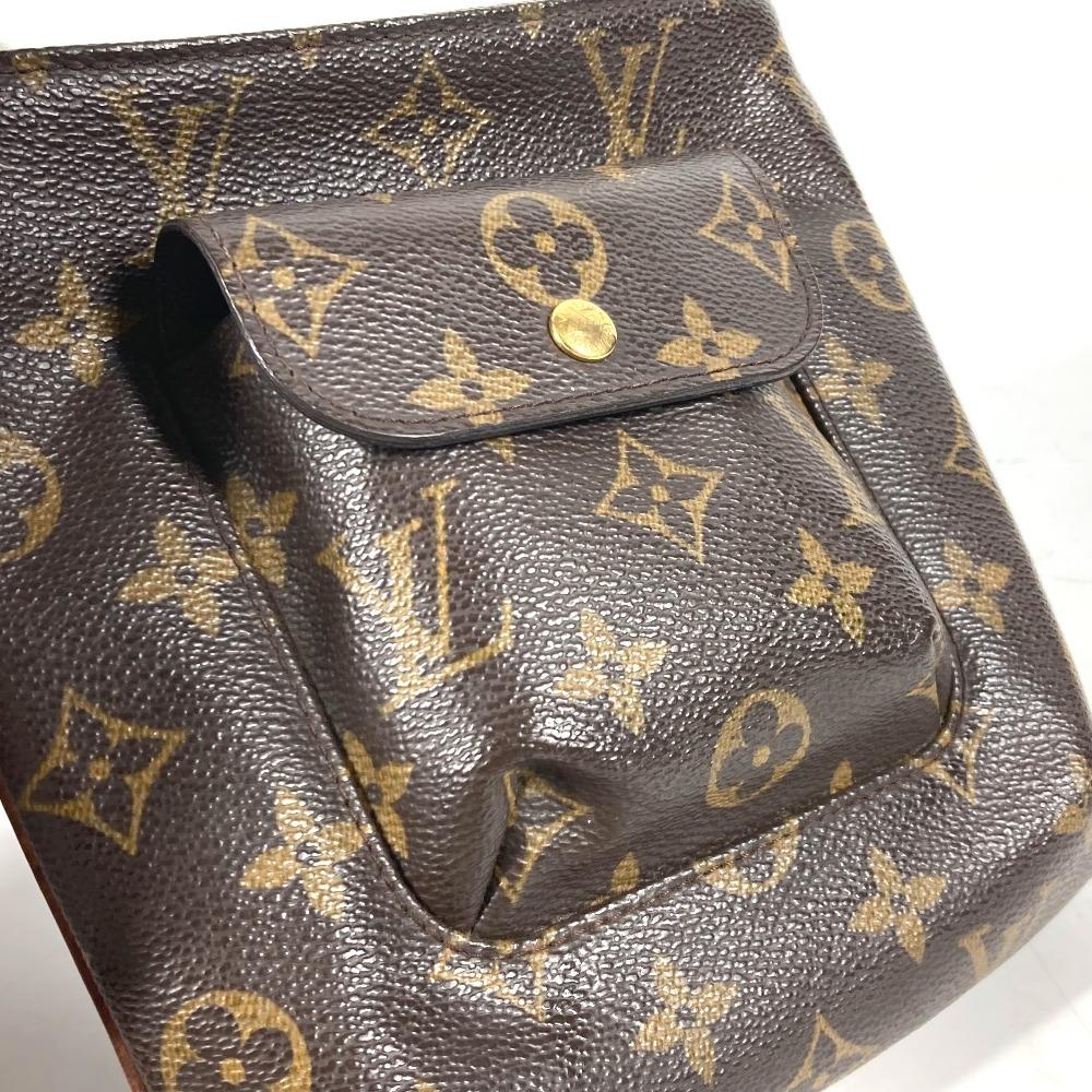 Louis Vuitton M51901 Monogram Partition Clutch bag with strap Pouch Brown
