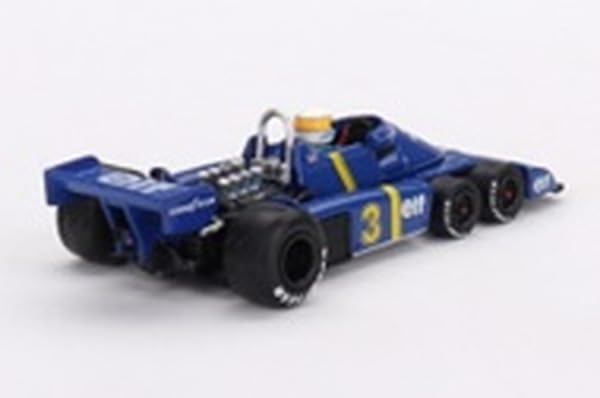 TrueScale Miniatures MINI GT Tyrrell P34 Swedish GP 1976 Winning Car Jody Scheckter 1/64 #3 (Finished Model)