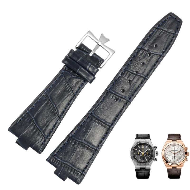 25*8 мм натуральная кожа мужской ремешок для часов Vacheron Constantin OVERSEAS Series — фото 9