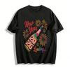New Year 2026 Loading Firework Champagne Graphic Tee Pure Cotton T-shirt