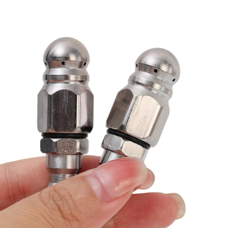 10/1 pièces Buse de Curage d'Égout Outil de Nettoyage d'Égout Laveur Haute Pression Tête de Souris Pièces de Pulvérisateur Haute Pression Accessoires de Lavage et de Nettoyage