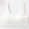 Teenage Girls' Cotton Sports Bra - Comfortable, Breathable, Anti-Protrusion