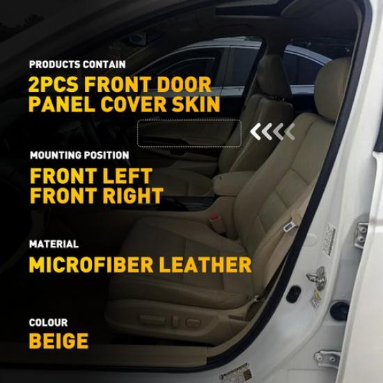 Front Door Panel Covers Fits Honda Accord Sedan 4-Door 2008 2009 10 11 2012 EXV