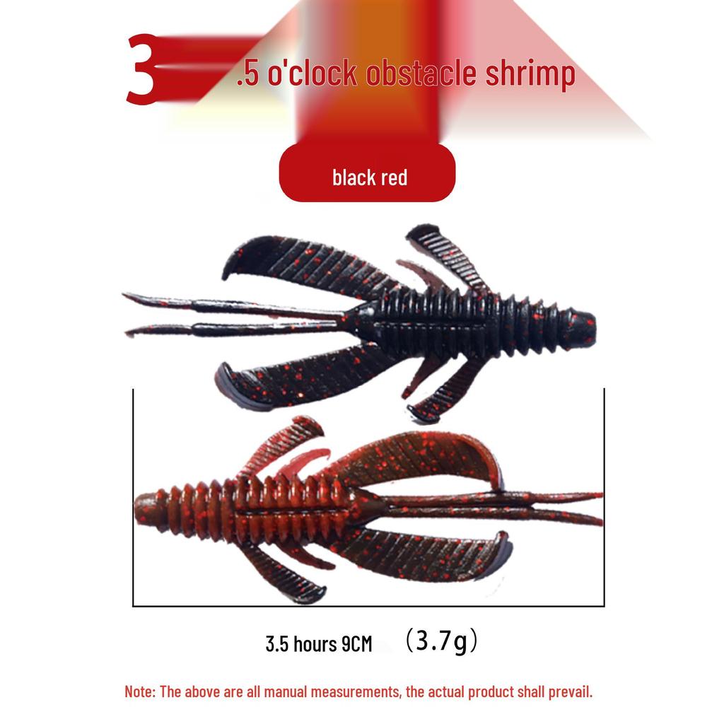 Dongding - Bas Avı İçin Engel Karides Yumuşak Yem, Teksas Rig Arama Yemi