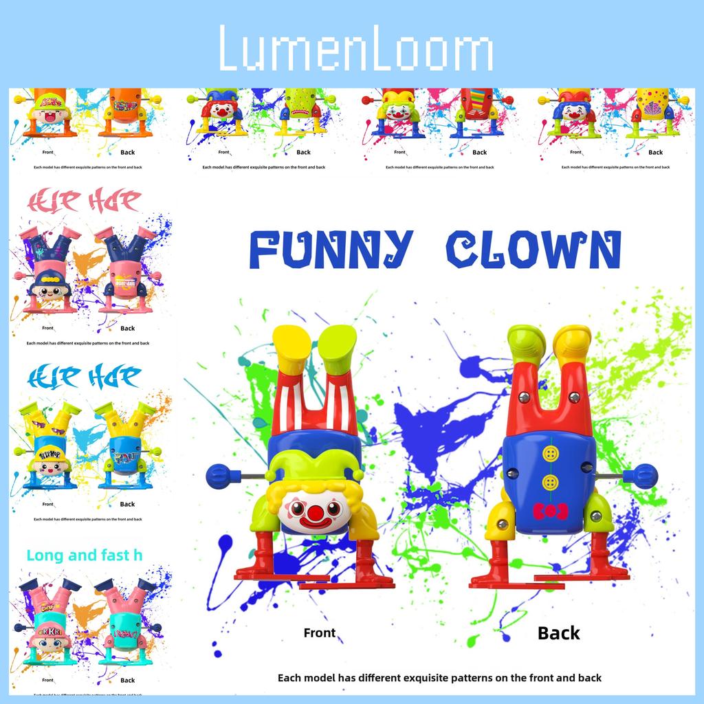 Mechanical Puzzle Kids Clown Wind Up Toy For Developing Skills And Learning