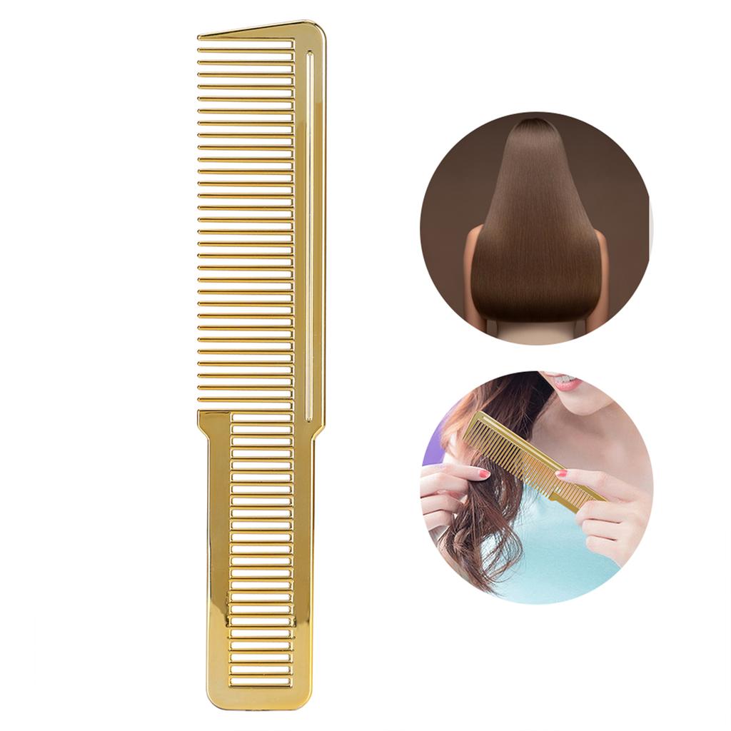 Professional Hair Comb Hairdressing Home Salon Hair Cutting Styling Comb ToolGold