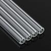 4pcs/set Party Supplies Wedding Transparent Glass Straws Clean Brush Reusable Straight Tube