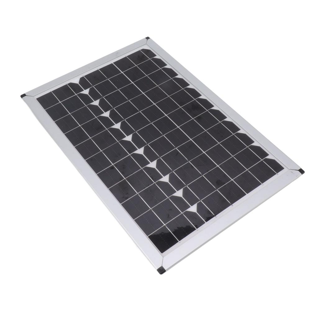 Solar Panel 100W 18V Monocrystalline Silicon 15.7in Long 10.8in Wide Portable Solar Panel Charger