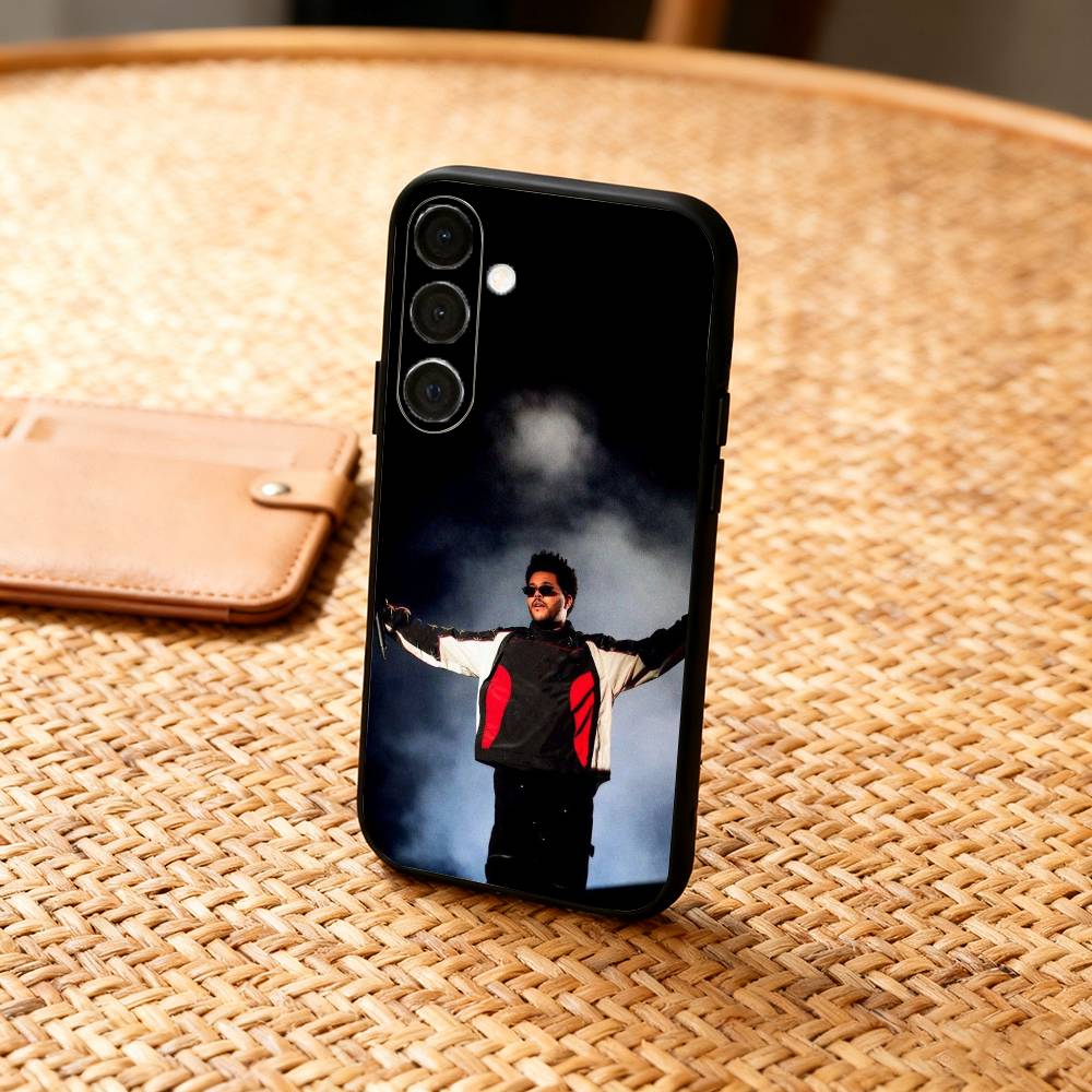1pc The W-Weeknd XO Phone Case For Samsung A73,72,71,53,52,51,22,91,80, Soft Black Cover