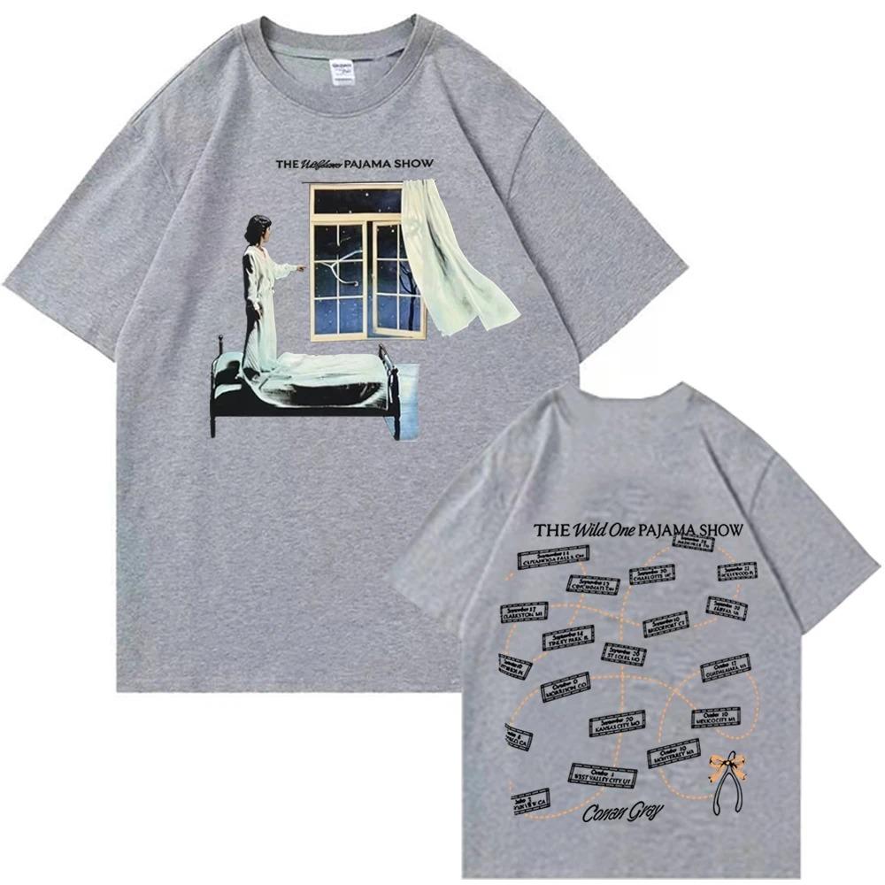 2026 Conan Gray Wishbone World Tour T-shirt Man Woman Harajuku Short Sleeve O-neck Casual Shirt Gift