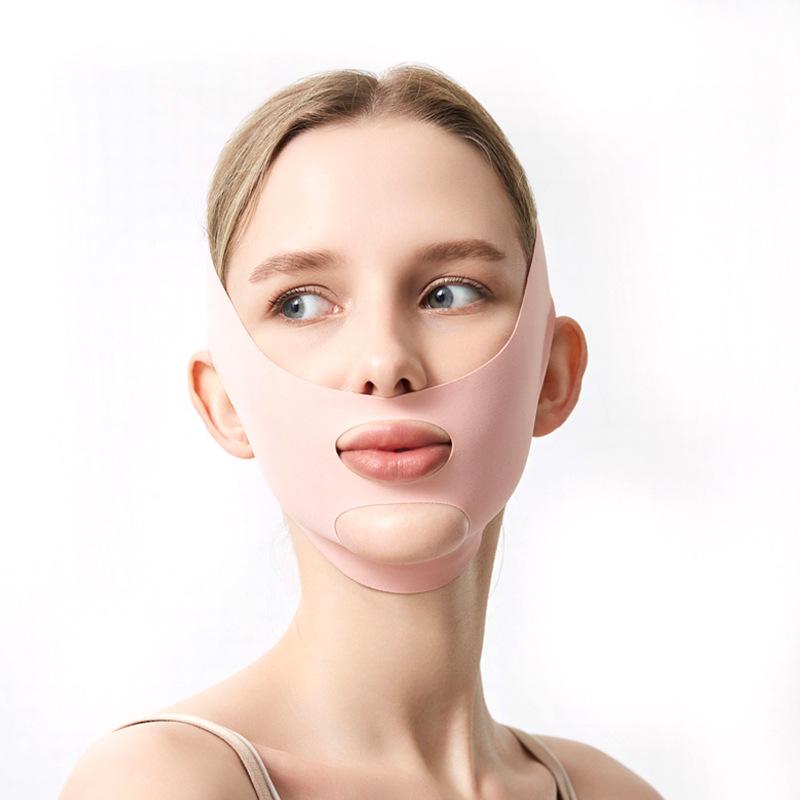 

3D Маска для сна с поддержкой лица - Контурный дизайн для мягкого ночного лифтинга и удобной посадки розовый