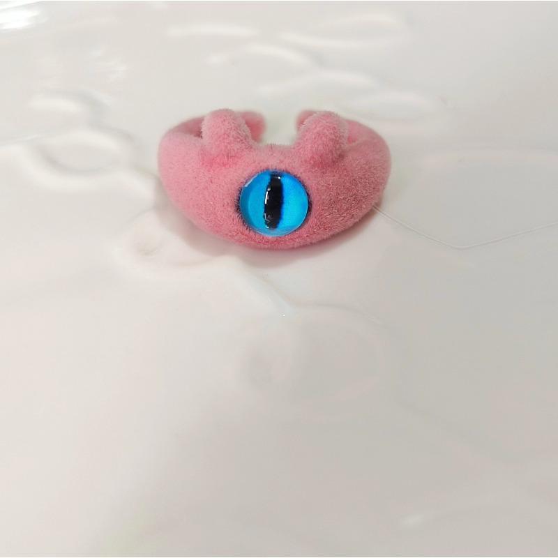 

Soft Cute, Plush Ring Women S Earrings Spring Fashion Personality Versatile Funny Open Ring