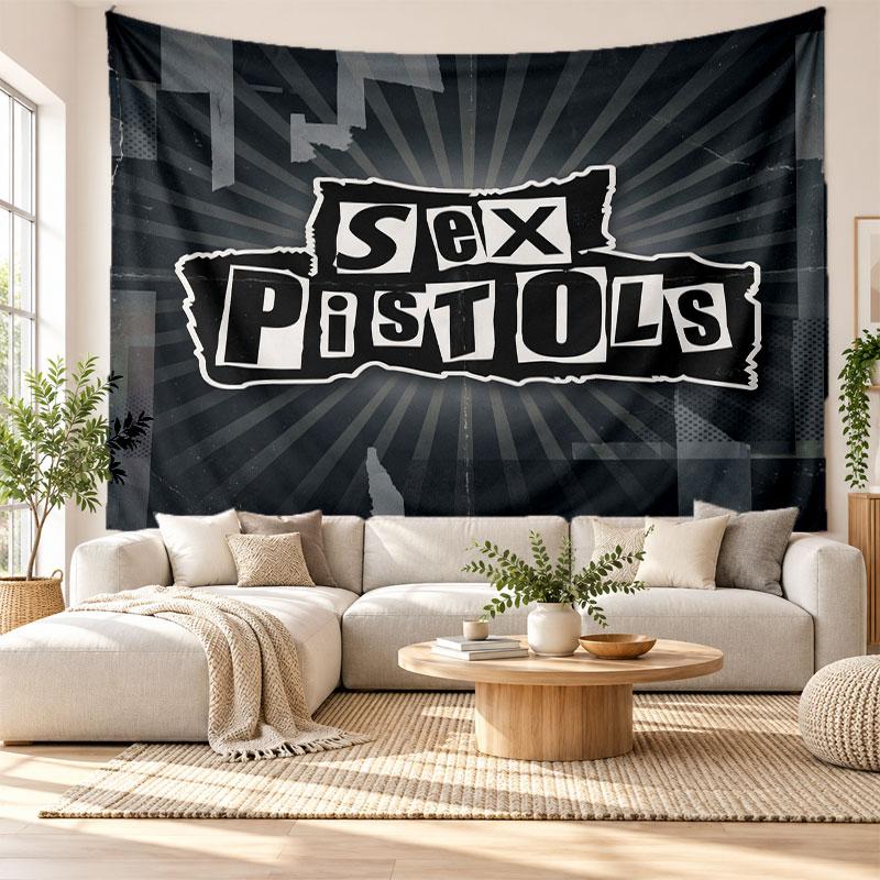 Sex Pistols Wall Tapestry, Soft Fabric Wall Hanging, Decorative Backdrop For Bedroom Home Wall Art