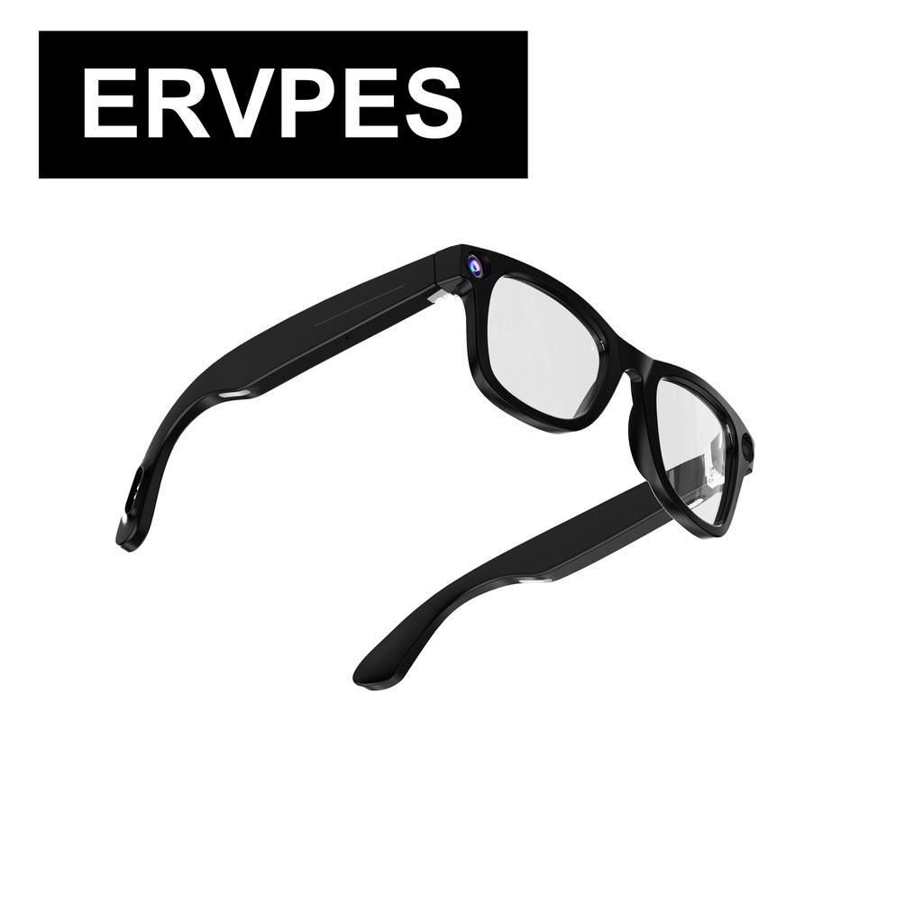 ERVPES G300 AI Smart Glasses 800MP HD Camera Bluetooth Call Voice Assistant Control Smart Glasses