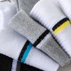 5 Paires Chaussettes Mi-mollet Homme Lettres Antidérapantes Sport Cheville Mode Chaussettes Tube Homme Femme