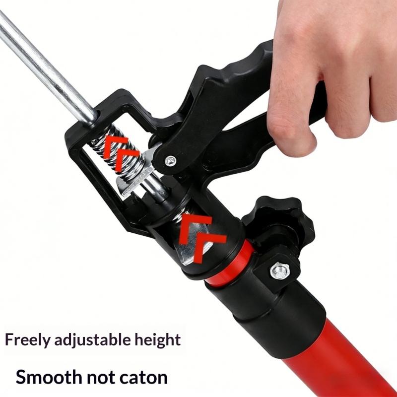 2PCS Adjustable Support Poles for Ceiling Cabinet Mounting Height Ranges 12 to 24 Inches Featuring Easy rotations Angle Adjustment Efficient Work.