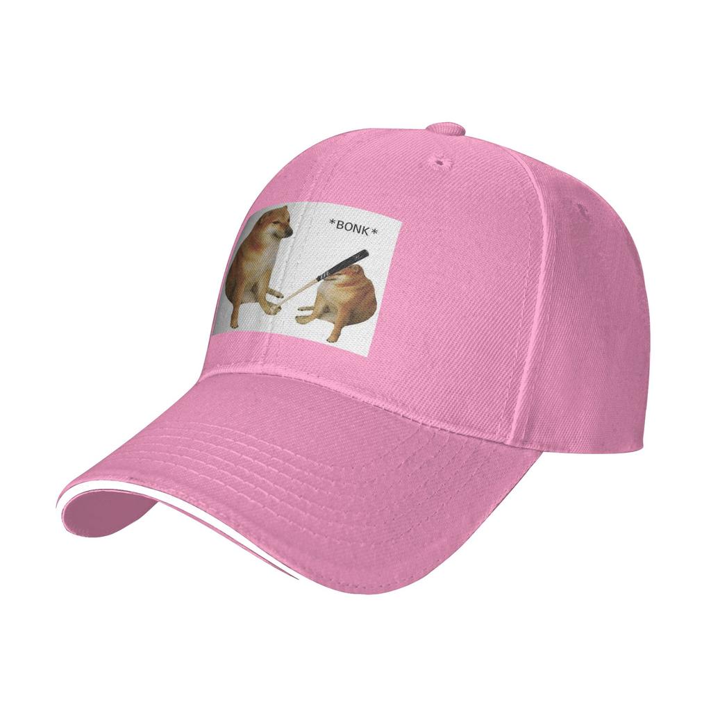 Shiba Inu Dog Bonk Meme Cap Casual Baseball Caps Adjustable Hat Hip Hop Summer Unisex Baseball Hats Customizable