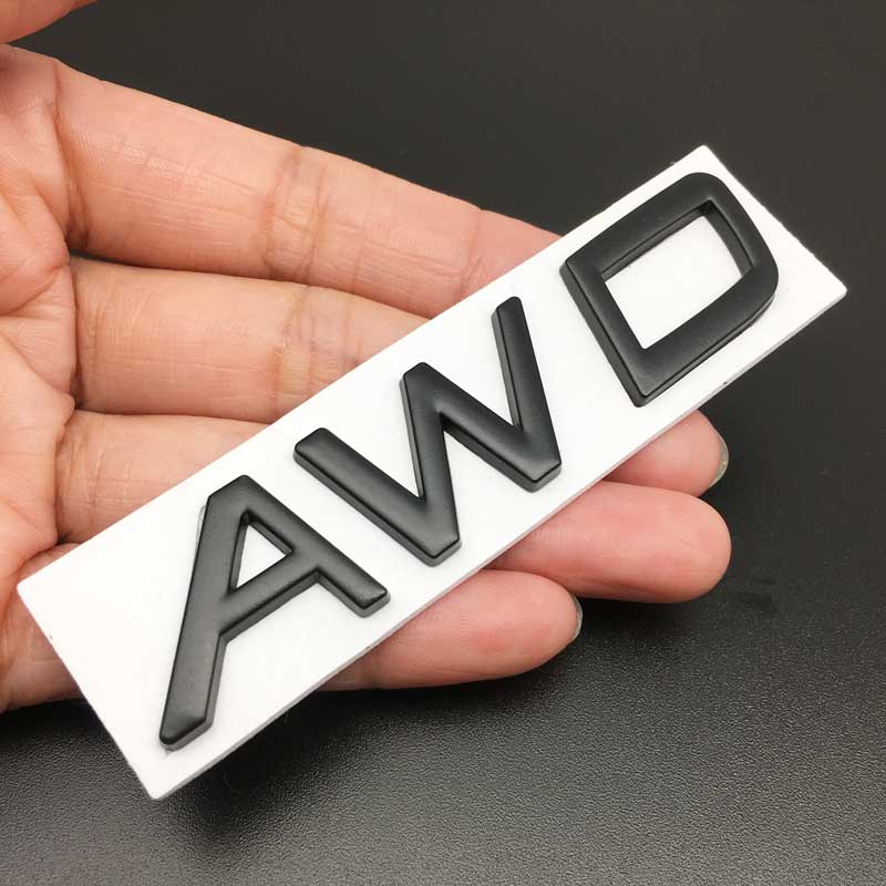 3D Car Styling Metal Sticker T5 T6 AWD Tail Emblem Badge Rear Decal Logo for Volvo XC60 XC90 S60 S80 S60L V40 V60 Accessories