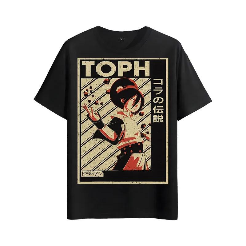 Camiseta Muscle Freaks Toph Estilo Avatar Fanart S