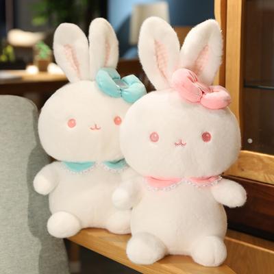 30/40/55 cm Krásné plyšové hračky pro králíčka Roztomilý králík s mašlí Plyšové panenky Vycpaný měkký polštářek zvířátka Dívčí valentýnské dárky