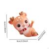 Deer Miniature Figurine Desktop Ornament for Entrance Fireplace Cabinet Style A