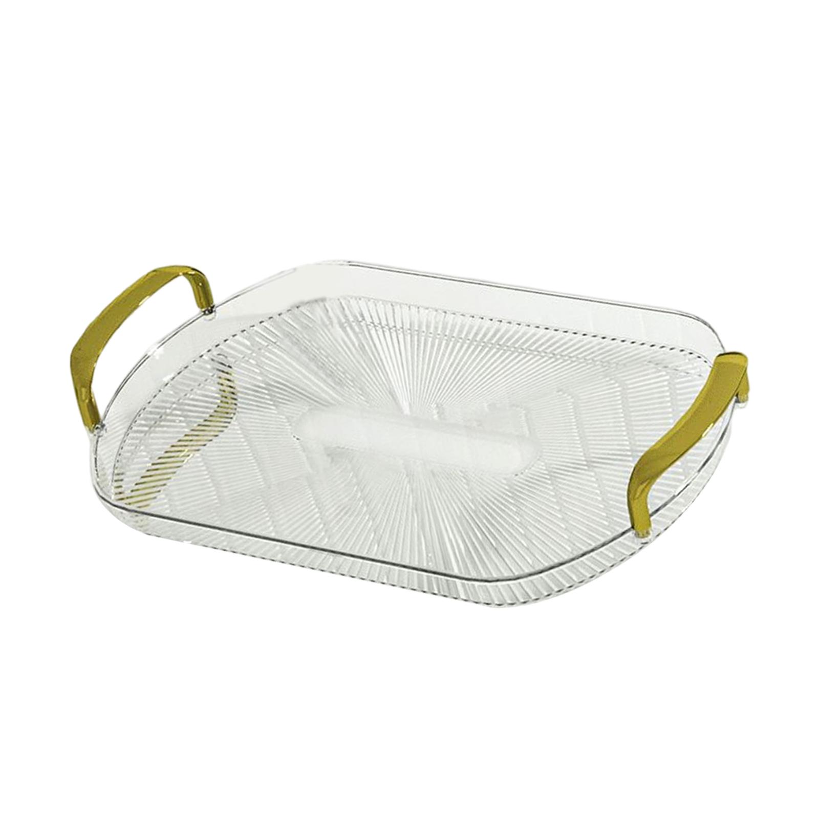 

Multipurpose Serving Tray Breakfast Tray Vanity Perfume Trays for Countertop белый