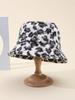 Love Plush Bucket Hat Three-dimensional Printing Pot Hat Men and Women with The Same Thickened Warm Versatile Hat