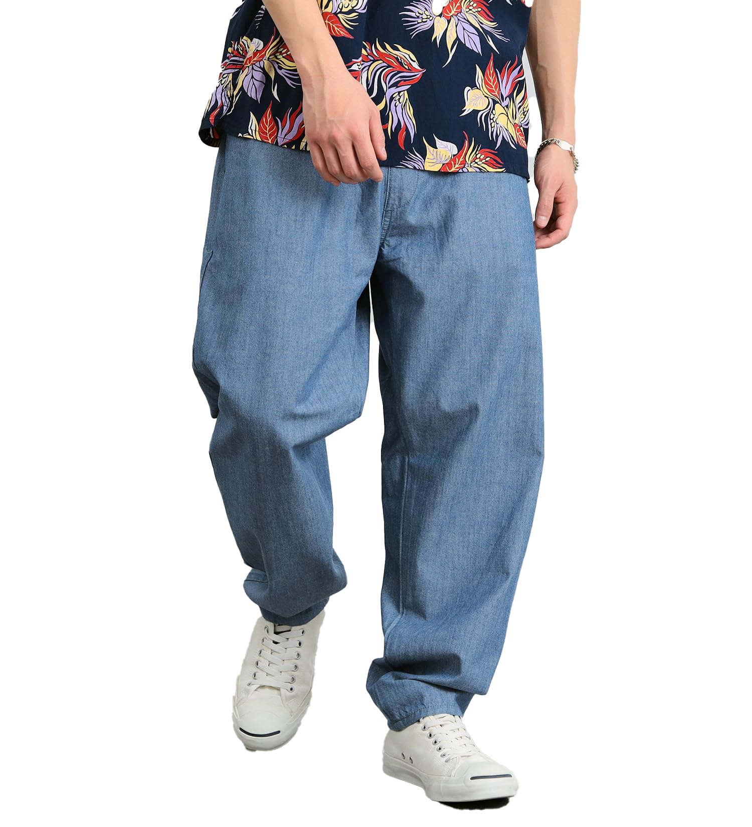 

Lee Fleeasy Denim Chino Free Size Pants, Pants, Spring/Summer, джинсовый