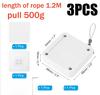 Automatic Door Closer Punch-free 500g-1000g Wire Rope Retractable Automatic Recovery Coil Closing Device Furniture Hardware Tool
